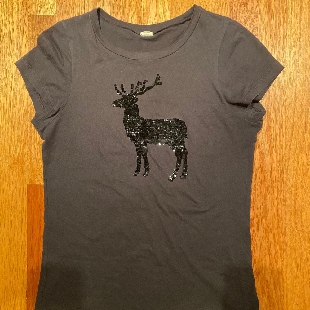 Jcrew holiday reindeer shirt size medium